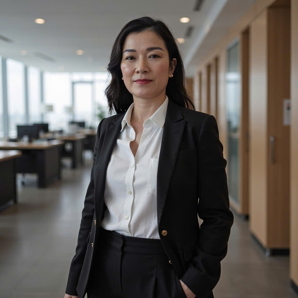 Davina Phan - Senior Executive in professional office setting